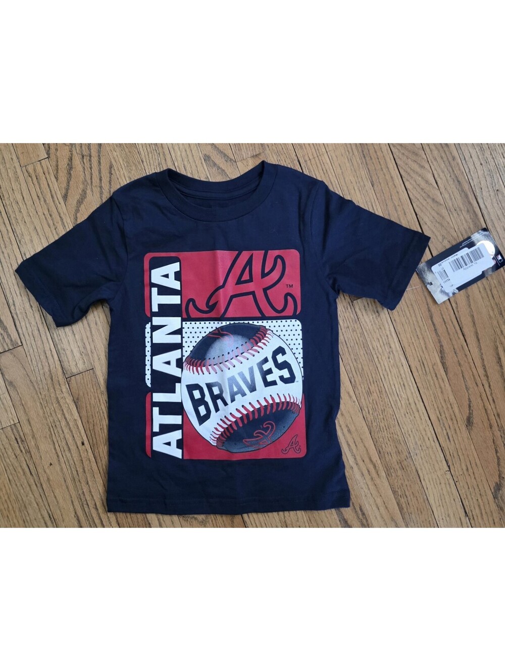 Size 4 Kids Atlanta Braves Tshirt